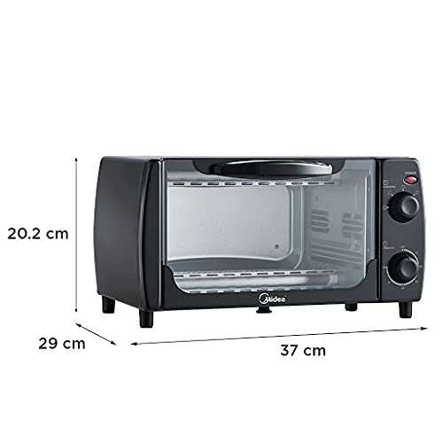 Midea MEO-10BAW1 10L Oven Toaster and Grill with 2 Heating Mode, Black 6