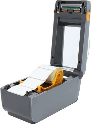 Zebra ZD410 Printer with Tear-Off Edge - 203 DPI - Direct Thermal - 56 mm Max. Print Width, USB Interfaces (ZD41022-D0E000EZ), Grey (Dark) 3