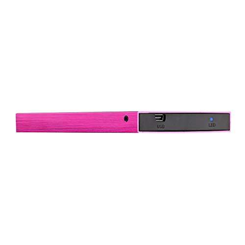 BIPRA 200Gb 200 Gb 2.5 USB 2.0 External Pocket Slim Hard Drive - Sweet Pink - Ntfs (200Gb) 3