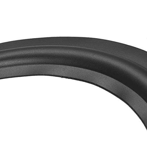 uxcell 10 Inch Speaker Rubber Edge Folding Ring Horn Replacement Parts for Speaker Black 2pcs 3