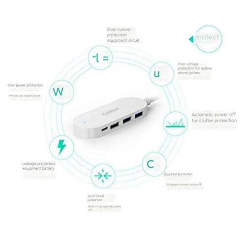 XDCHLK for Four Multi-Port Hub，Type-c to USB3.0 Splitter for Hub Extension USB-c Converter ( Color : D ) 4