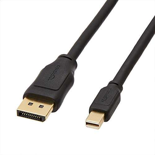 AmazonBasics Mini DisplayPort to DisplayPort Cable-3 Feet,Black 1