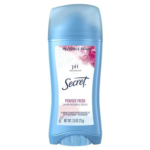Secret Invisible Solid Antiperspirant Deodorant-Powder-2.6 oz 1