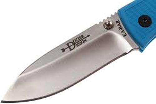 KA-BAR unisex adult American Ka Bar Dozier Folding Hunter Blue Handle, Blue 4