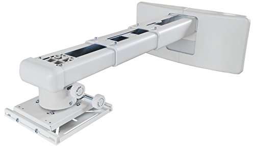 Viri,Projector Wall Mount,Extension : 325-740mm (12.80"-29.13") with Universal Mouning Plate,Quickly and Accurately Adjust The Tilt/Swivel/Rotation Angle by ±5°,Suitable for Homes Offices Classroom 1