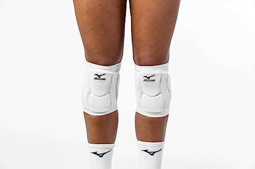 Mizuno Elite 9 SL2 Volleyball Kneepad, White, Large 2