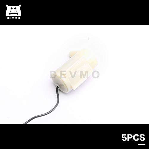 DEVMO 5PCS Ultra-Quiet Mini DC 3-6V 120L/H Brushless Motor Submersible Water Pump 3