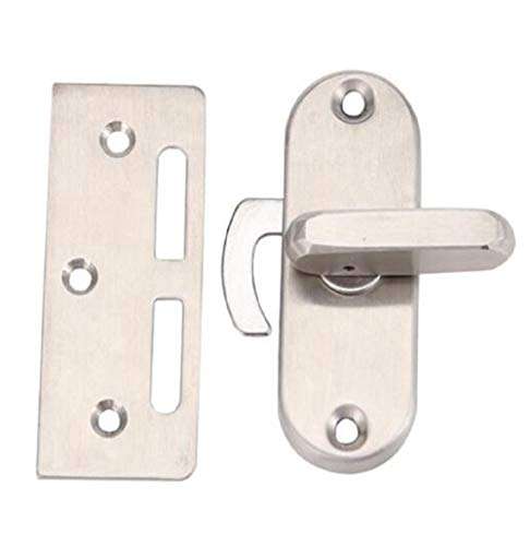 Sliding Door Lock 90 Degree Moving Door Right Angle Buckle Privacy Lock, Sliding barn Door Lock and Latch Bolt Lock cam Lock 1