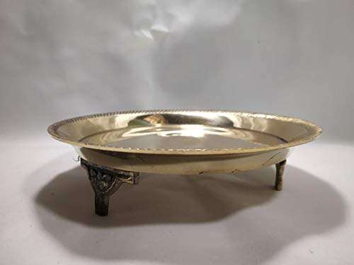 SPS MARKETING Kumbakonam Traditional Mukali Stool for Brass Pooja Items(Small)(Height-5cm,Dia-15cm)