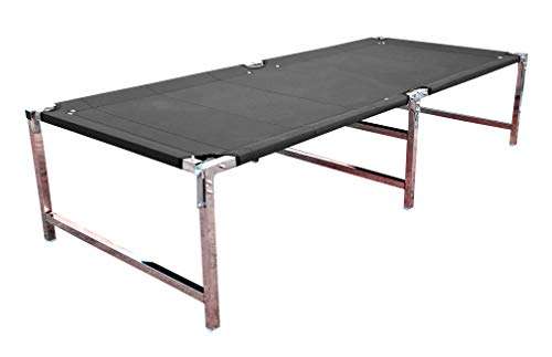 Gitesh Foldable Bed for Sleeping Khatlo Single Folding Platform Bed Portable Bed for Sleeping Beds for Guest Camp Bed (Set of 1 pcs)