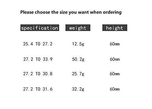 Seat Post Adapter Sleeves , Seatpost Tube Spacers Shims for MTB Mountain Bike and Road Bike, multiple size options, 25.4 to 27.2 and 27.2 to 30.8, 31.6, 33.9 (27.2 to 30.8) 3