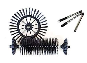 FEELING MALL Automatic Hand Push Sweeper Broom Household Cleaning Dustpan Sweeping Machine Telescopic Rod (White) 3