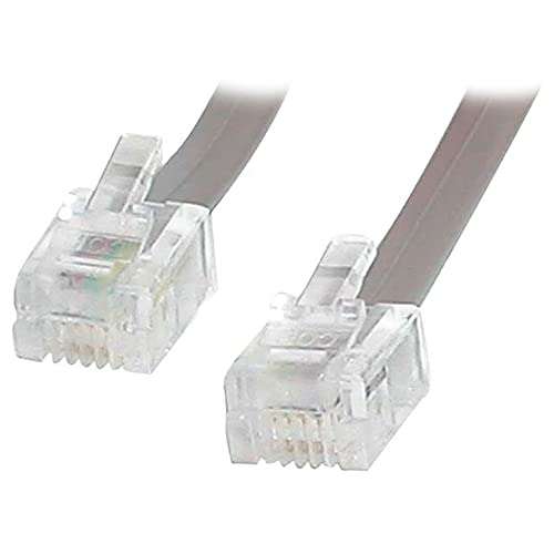 StarTech.com 25 ft RJ11 Telephone Modem Cable - Phone cable - RJ-11 (M) - RJ-11 (M) - 25ft (RJ25FT)