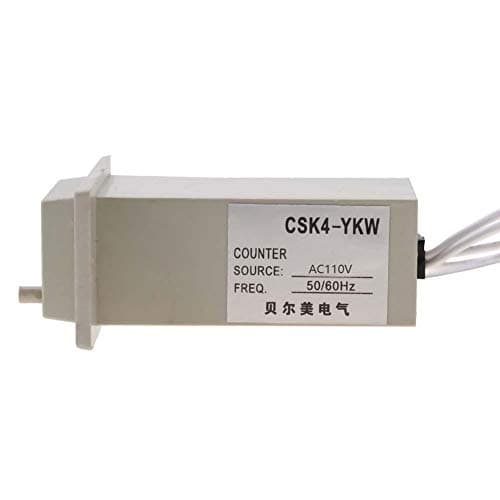 CSK4-YKW 4 Digit Electromagnetic Counter pulse count AC110V / AC220V / DC24V(AC 110V) 3