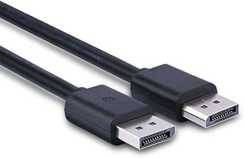 SPIN CART Displayport to Displayport Cable, DP to DP Male to Male Adapter Gold-Plated Cord, Supports 4K@60Hz, 2K@144Hz (6 Foot) 1