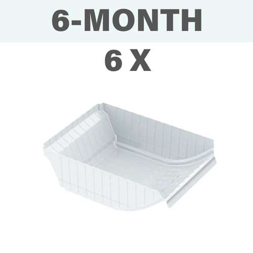 Peterest Disposable Liner, Leakproof, Thick, Clean-free litter box liners, Recyclable material, Environmentally friendly, Easy to set up and replace, Disposable Liner * 6 (6-Month Usage) 2