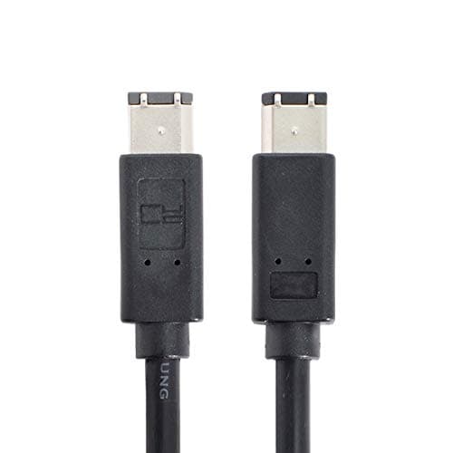chenyang FireWire IEEE 1394 6 Pin to 6Pin FireWire 400 to 400 6-6 ilink Cable 1.8m Black 6