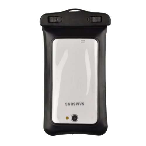 Black Floating Waterproof Phone Case Dry Bag Pouch Compatible with Samsung Galaxy S21 Plus Ultra, S21 S20 FE A32 A42 A71 A72 A51 A52 5G, Note 20 Ultra 3