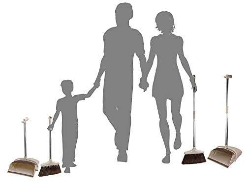 VAIVIDHYAM Dust Pan with Long Handle Combo Set for Home, Floor, Garden and Officee with Plastic dustbin mop Broom and Dustpan Cleaner Mop Treeutlen. 6