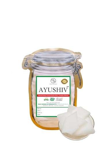 Ayushiv DESI KAPOOR (Cinnamomum camphora) - kapoor Desi - Pooja kapoor - Aarti kapoor (500 GM) 1