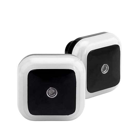 HOARD Smart Night Lamp for Bedroom Bed Side Dim Light (Pack of 2) | Smart Automatic On/Off Dim Led Lights | Energy Saving 0.5W Lamp for Hallway, Stairs, Kitchen & Bathroom 3