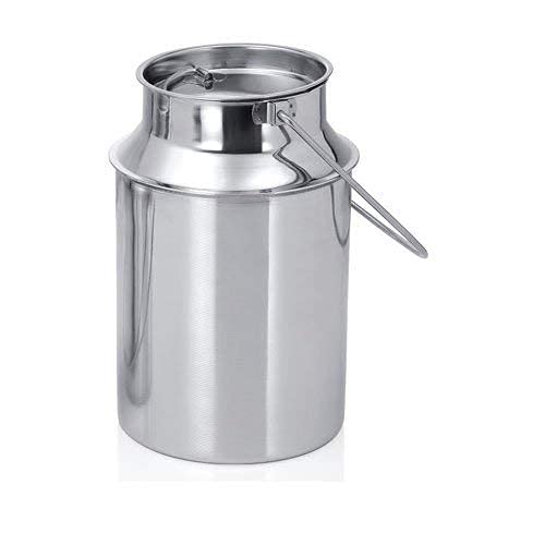 ROYAL Stainless Steel Barni II Steel Milk Can II Oil Can II Milk Container II Liquid Container – Capacity 2litre.