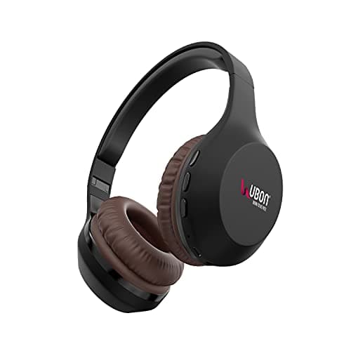 UBON Mega Bass Series HP-50, On-Ear Wireless Headphone with Inbuilt Mic, Up to 36 Hours Playtime, Music, Extra Soft Cushioned Earpads, V5.0 Bluetooth Headset (HP-50 Brown) 1