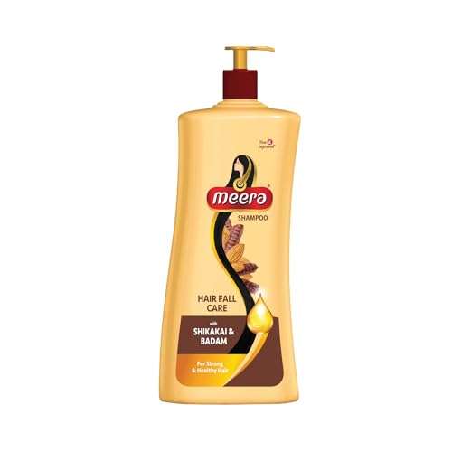 Meera Hairfall Care Shampoo, Goodness Of Badam & Shikakai, For Strong & Healthy Hair, For Men And Women, Paraben Free, 340ml 1