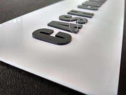 fingerz Cash Counter Sign Board Acrylic 3D Letters for Bank Office Hospital Theaters Restaurants Shopping Mall Park Acrylic Signage L x H 30 cm x 10 cm 2