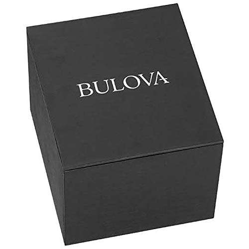Bulova Men's Classic Aerojet Stainless Steel 6-Hand Chronograph Watch with Black Leather Strap, 41mm Style: 96B262 2