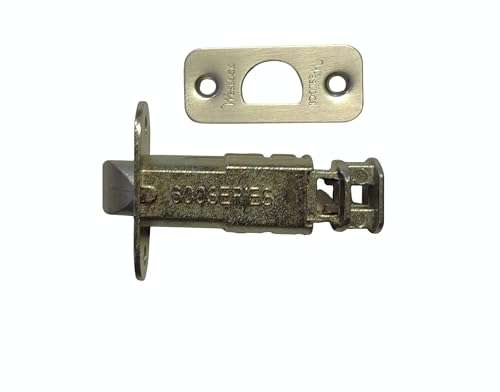 Weslock 12720xN Adjustable Backset Spring Latch for 600 Series Interior Locks Satin Nickel Finish 1