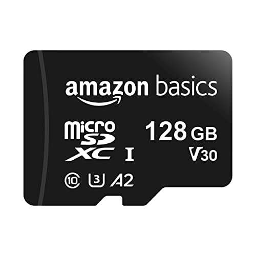 Amazon Basics 128GB microSDXC Memory Card with Full Size Adapter && 5W Bluetooth 5.0 Speaker, Upto 36 Hrs Playtime, True Wireless Technology, Built in Mic, Multiple Connectivity Modes (Black) 2