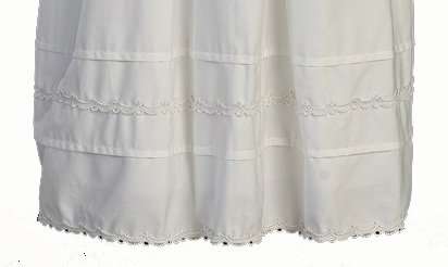 Girls Cotton Christening Gown Dresses with Bonnet Set - Baby or Infant Girl's Christening Dress, White, 12-18 Months 4