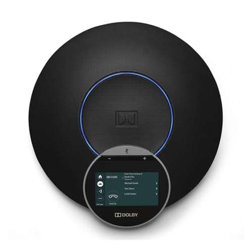 Dolby IP Conference Station - Cable - Desktop - VoIP - Speakerphone - 1 x Network (RJ-45) - PoE Ports - Color - SIP, DHCP, SNTP, RTCP, LDAP, TLS, SRTP Protocol(s) 1