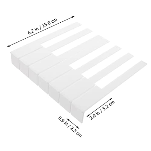 GANAZONO White Piano Piano Replacement Keys 88Pcs Piano Replacing Keys German Piano Keytops Light Cream Color Piano Keys Flats Repair Replacement Complete Set with Fronts Piano Supplies Piano Parts 2