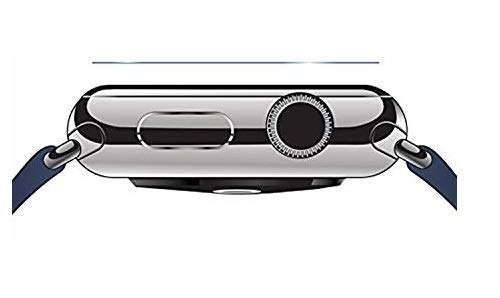 GRIPP® 0.3mm Premium Tempered Glass Screen Protector for Apple iWatch 42mm with 2.5 D Rounded Edges, Ultra-Thin & Prefect Fit with Clear & Smooth (SmartWatch)