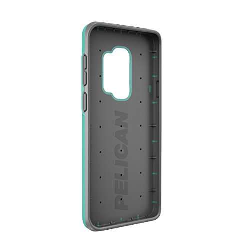 Pelican Protector Phone Case for Samsung Galaxy S9+ (Aqua/Gray) 5