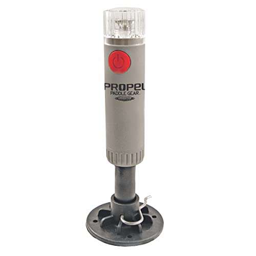 PROPEL PADDLE GEAR BY SHORELINE MARINE Portable Safety Strobe Light for Kayak & Boats | 3 Modes | 360 Degrees Light Output | Water Resistant Switch | Heavy Duty Locking Pin | Boating Accessory