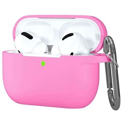 Night-Glow AirPods Pro Case Cover, Hamile Silicone Cases with Keychain Accessories for Apple Airpod Pro 1st/2nd Case 2019 2022, Women Men 1
