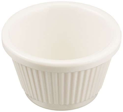 Winco Fluted Ramekins, 1.5-Ounce, Bone - 12 Pieces