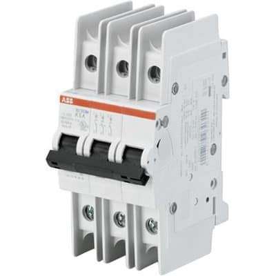 Miniature Circuit Breaker; Trip Curve K; 10 Amp; 3 Pole; UL489, SU203M-K10