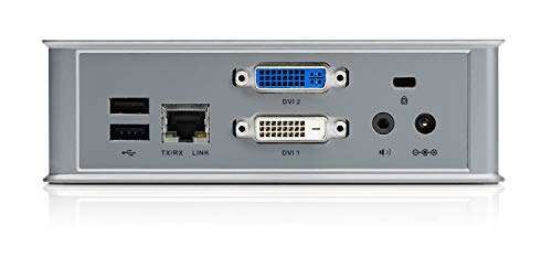 HP C3G78AA#ABA Zero Client T310 Mini Desktop, 512 MB RAM, 32 MB Flash, Black/Gray (Renewed) 2