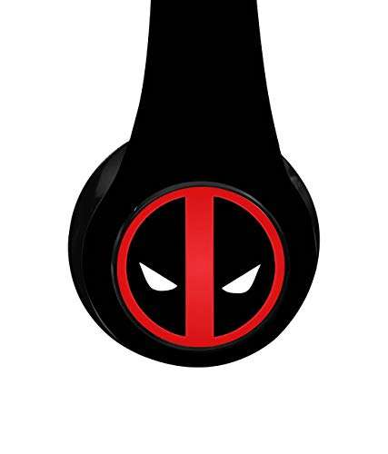 Macmerise Face Focus Deadpool Wireless Bluetooth On Ear Headphones with Mic (Multicolour) 2