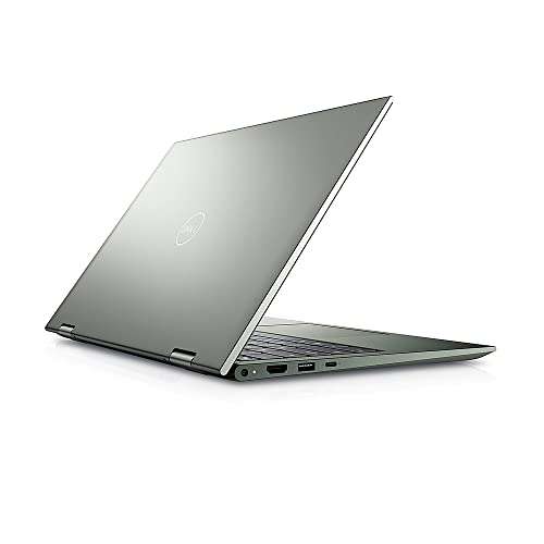 DELL Inspiron 7415 2-in-1 Touchscreen Laptop, 14" Full HD, AMD Ryzen 7 5700U (8 cores), 64GB RAM, 2TB PCIe SSD, HDMI, WiFi 6, FP Reader, Backlit KB, Windows 11 Home, Pebble Green 6