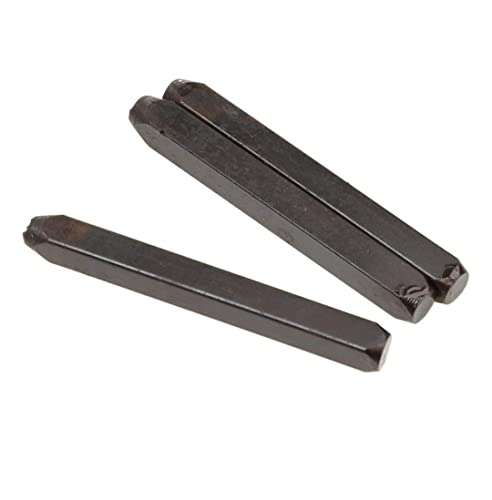 Number Punch Set 9pcs 3/8'' INCH (10mm) | 9 Numbers (0 to 9) | Shiny Black Oxidised finish | Carbon Steel Construction | Hardened to give a Solid Impression 3