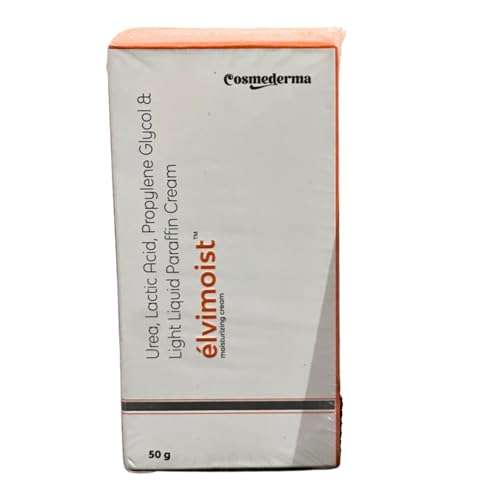 Dermashoap Elvimoist Moisturizing Cream For Face & Body - Hydrating Formula With Urea, Lactic Acid, Propylene Glycol And Light Liquid Paraffin - Ideal For Dry To Normal Skin 1