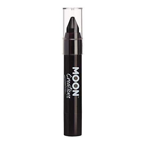 Face Paint Stick / Body Crayon makeup for the Face & Body by Moon Creations - 0.12oz - Black 1