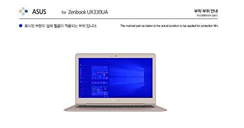 Healingshield Screen Protector Oleophobic AFP Clear Film Compatible for Asus Laptop Zenbook UX330UA 3
