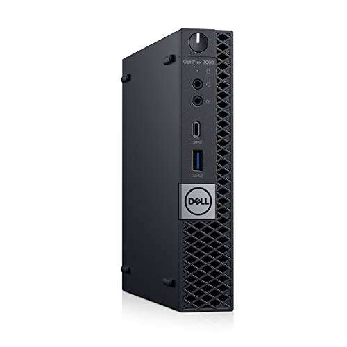 Dell OP7060MFFJW1Y4 OptiPlex 7060 Micro PC with Intel Core i7-8700T 2.4 GHz Hexa-core, 16GB RAM, 256GB SSD, Windows 10 Pro 64-bit (Renewed) 3