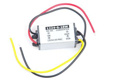 DC-DC 9V 12V 24V 36V to 6V 3A 18W Buck Power Converter Step Down Power Supply Waterproof 6